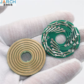 Comprimento chapeado ouro da ligação dos circuitos 5A 250mm do anel deslizante 2 da panqueca para o perseguidor solar