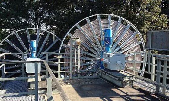 Reels motorizados Reel de mangueira retrátil 250A tambor de cabo para aplicações superiores a 100 kW