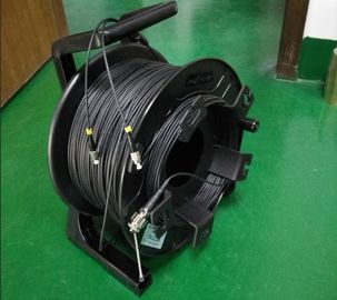 Modo resistente retrátil de carretel de cabo elétrico da fibra ótica único com conector de ODC