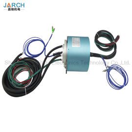 Da fibra giratória do anel deslizante de 2 canais junção ótica para a linha de sinal do servo motor do codificador