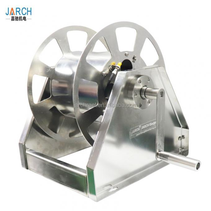 FCC de alta pressão DE AÇO retrátil do carretel 49cm da mangueira das mangueiras gêmeas 8